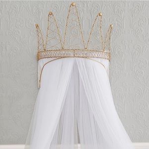 Pottery Barn Kids Crown Canopy Frame and Sheers